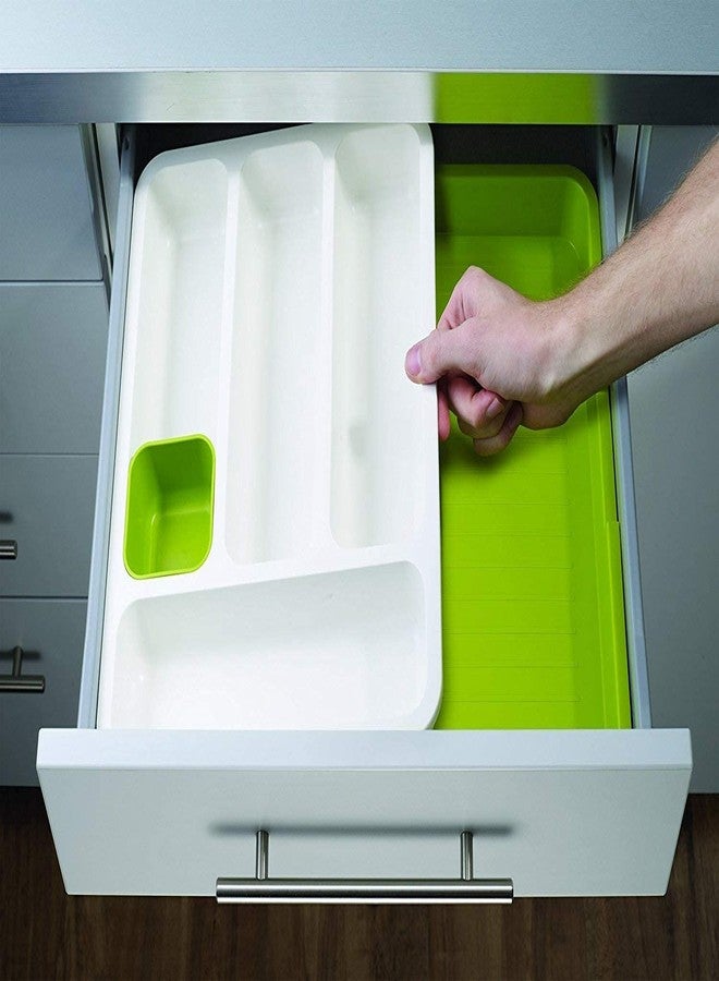 Nexllent Cutlery Tray Plastic Drawer Holder to Store Organize Spoons Toiletries for Home Kitchen, Bed & Bathroom,Multipurpose Cutlery Organizer Tray/Store Plate for Modular Kitchen (Multi-Color) - Image 5